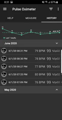 Pulse Oximeter - Beat & Oxygen android App screenshot 0